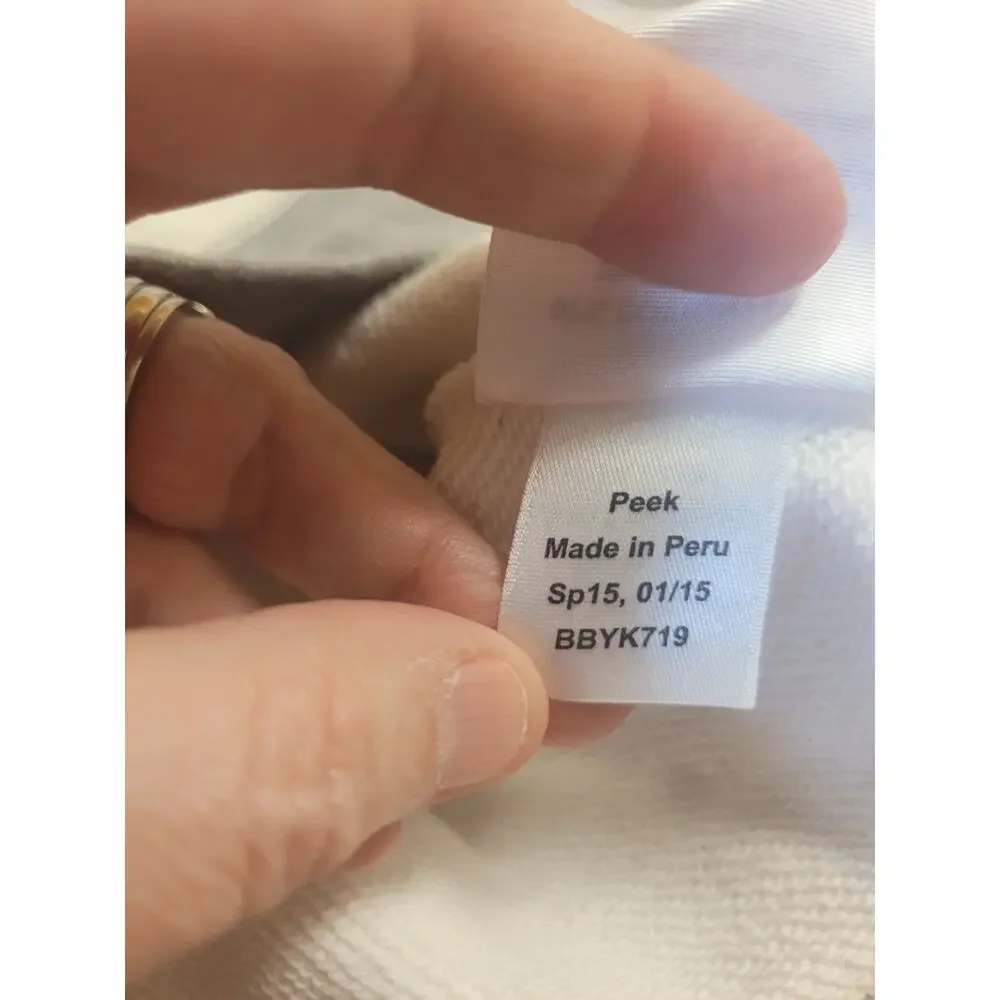 Disney Baby Sleepy Sweatshirt 3-6 Months White Gray Peek Walt Disney Quote - Picture 6 of 7